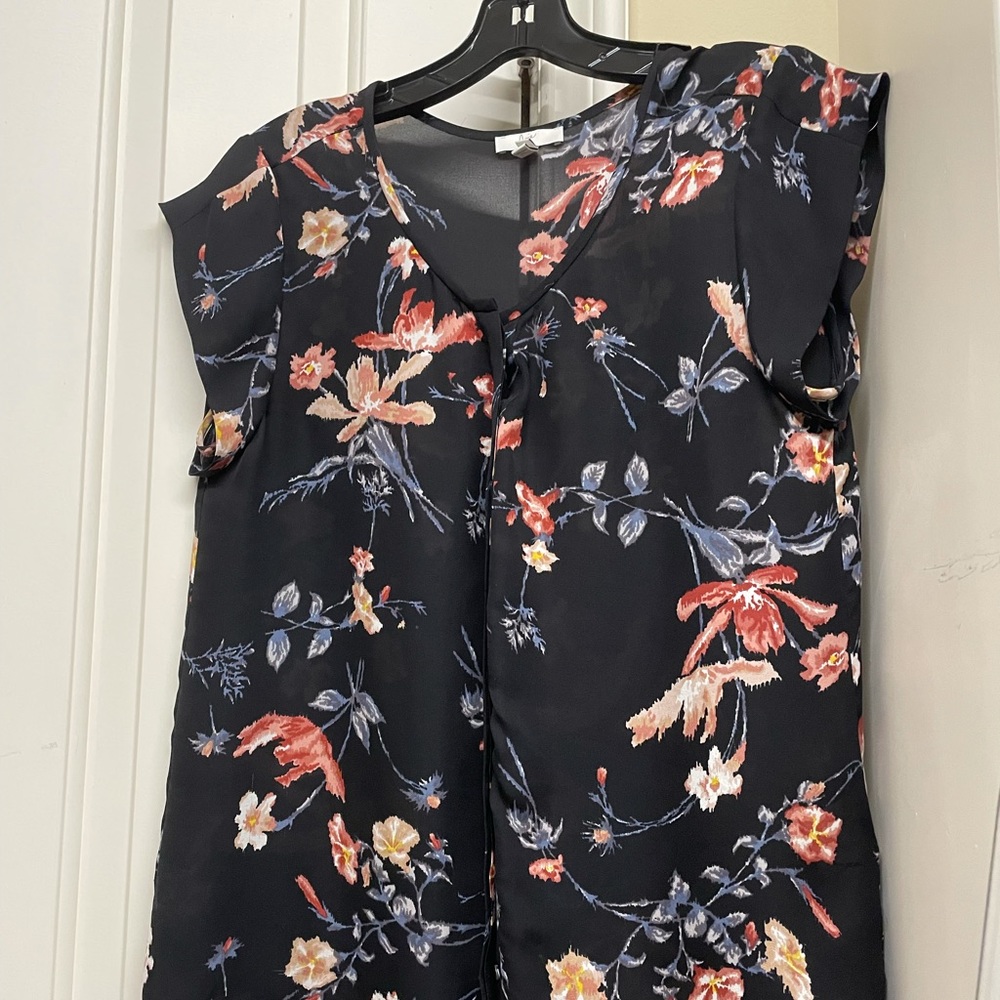 Joie floral silk blouse